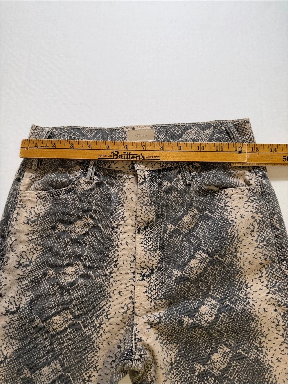 Mother The Hustler Flood Snake Jeans